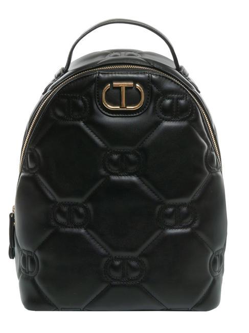 TWINSET LOGO QUILTED Backpack black - Women’s Bags