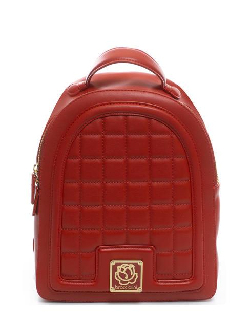 BRACCIALINI ICONS Quilted backpack red - Women’s Bags