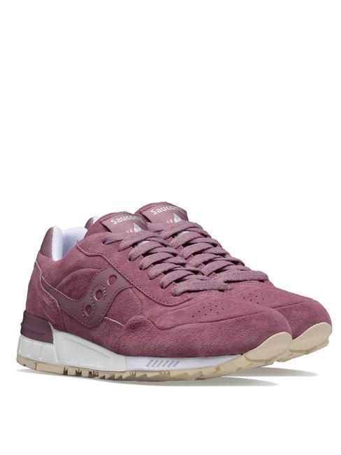 SAUCONY SHADOW 5000 Leather sneakers grape - Unisex shoes