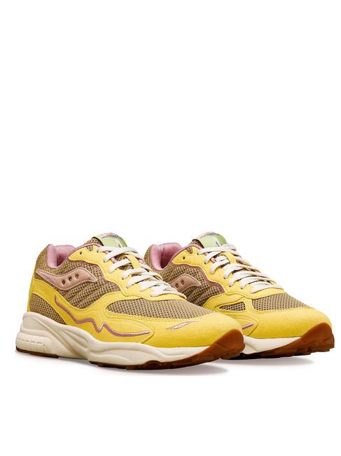 SAUCONY 3D GRID HURRICANE Sneakers tan/yellow - Unisex shoes