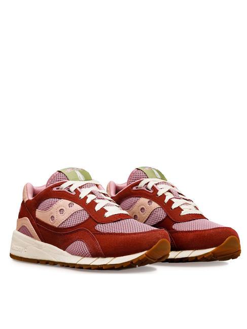 SAUCONY SHADOW 6000 Sneakers burgundy - Unisex shoes