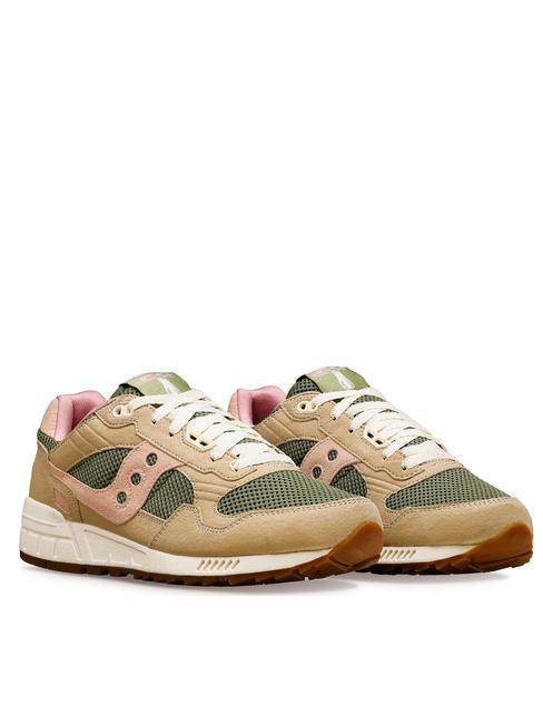 SAUCONY SHADOW 5000 Sneakers tan/olive - Unisex shoes