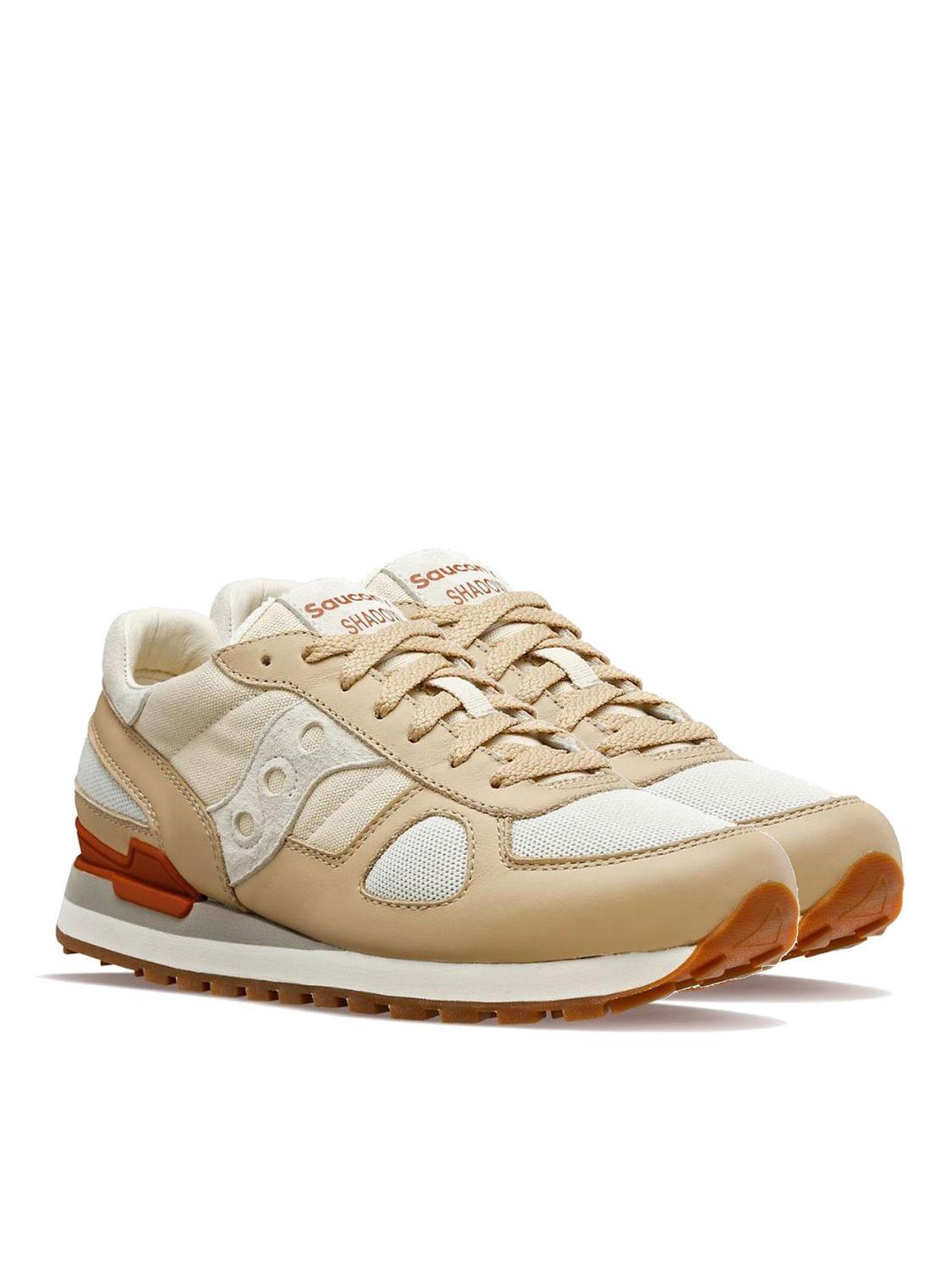 Saucony Shadow Original Sneakers Beige Brown Buy At Outlet Prices