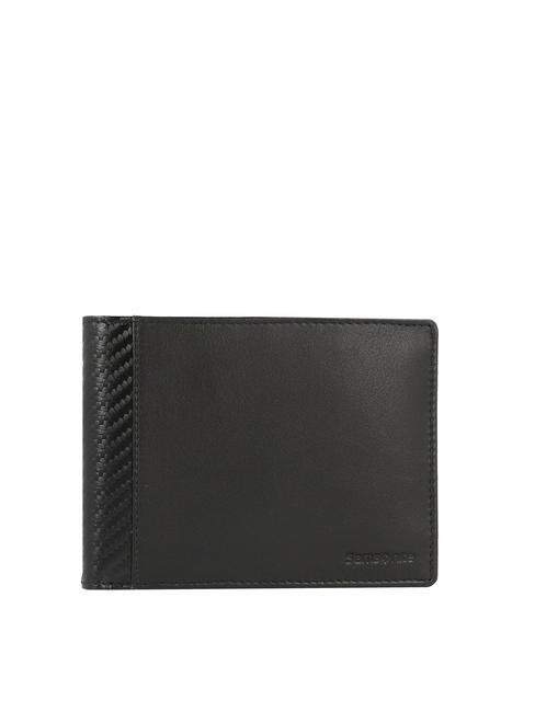 SAMSONITE S-DERRY 2 Leather wallet BLACK - Men’s Wallets