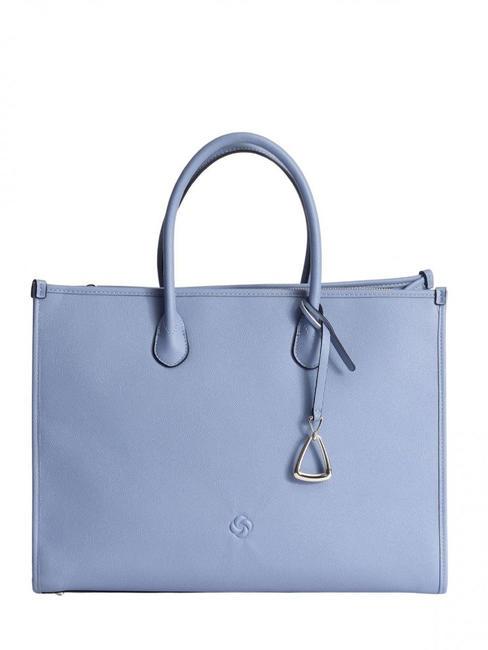 SAMSONITE NEVERENDING Handbag, with shoulder strap, 15.6 "PC holder blue denim - Women’s Bags