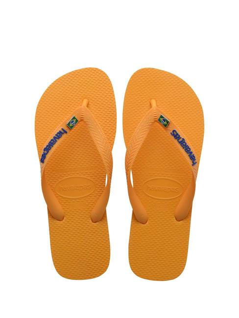 HAVAIANAS BRASIL LAYERS Flip flops orange citrus - Unisex shoes