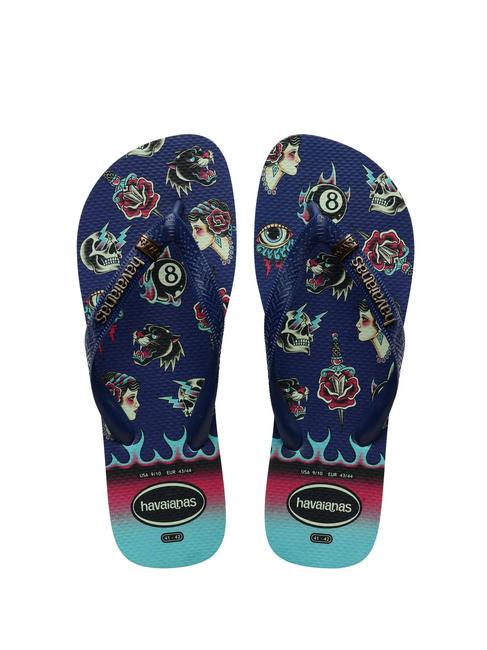 HAVAIANAS TOP TRIBO TOP flip flops traditional blue - Men’s shoes