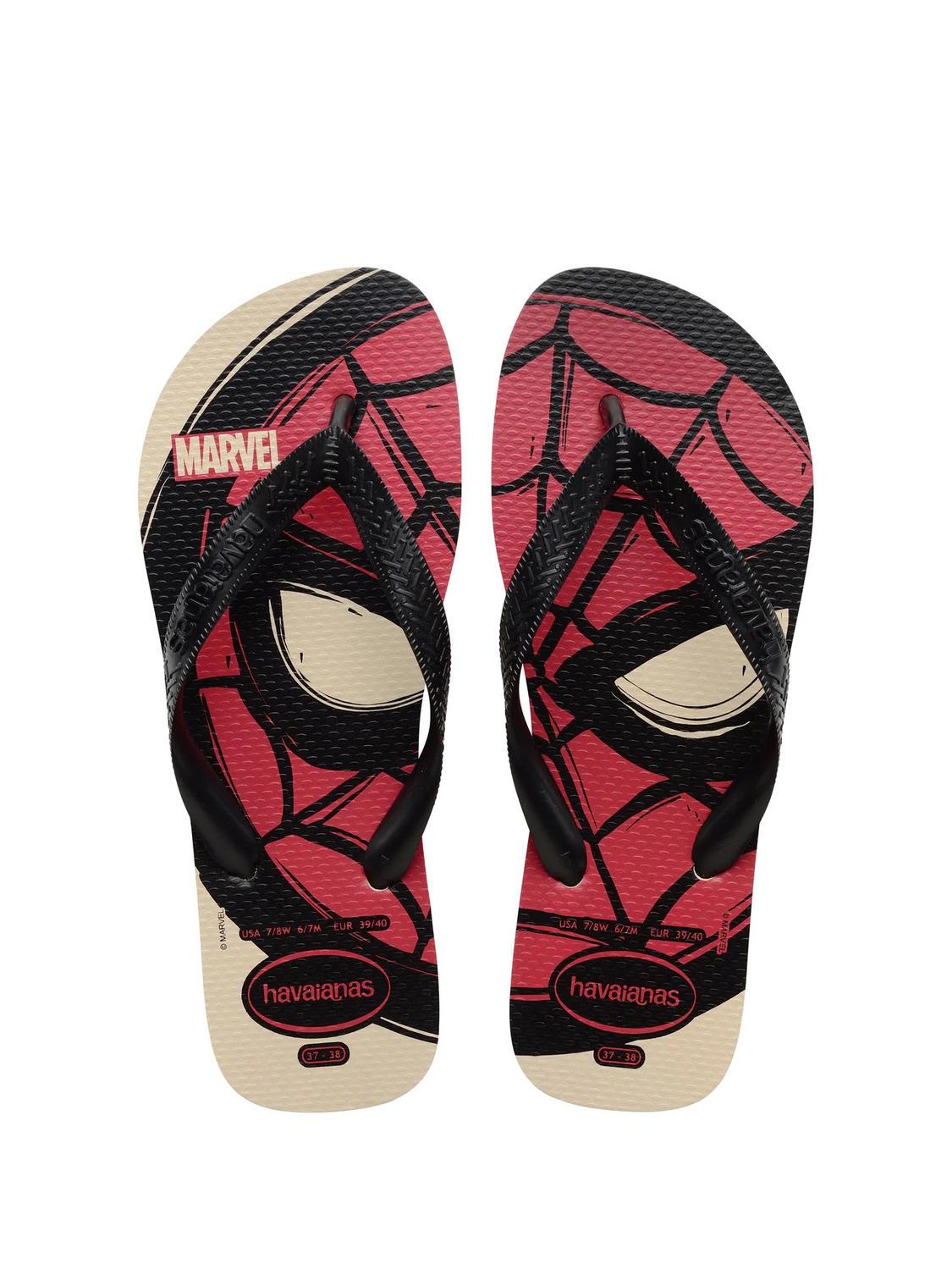 Havaianas Top Marvel Logomania Rubber Flip Flops Beige Buy At Outlet Prices