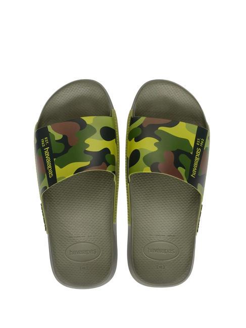 HAVAIANAS SLIDE PRINT Rubber slippers green - Unisex shoes