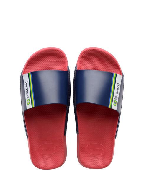 HAVAIANAS SLIDE BRASIL Rubber slippers RED - Unisex shoes