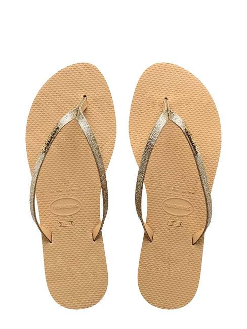 HAVAIANAS YOU GLITTER Flip flops golden - Women’s shoes