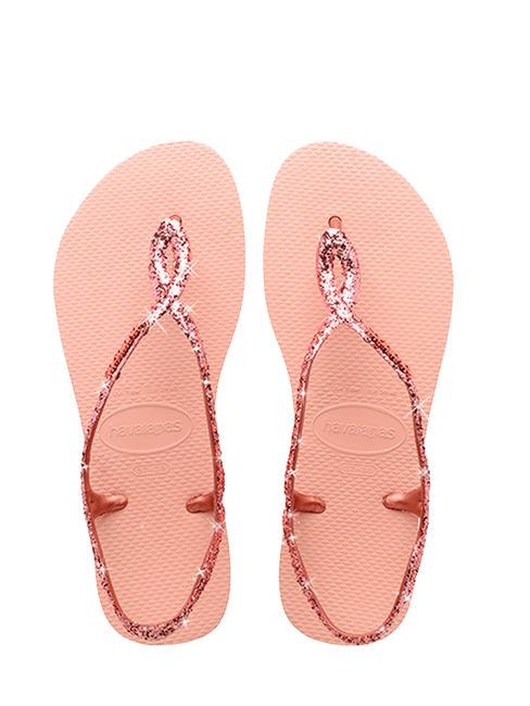 HAVAIANAS LUNA PREMIUM II Flip flops ballet rose/pink retro metallic - Women’s shoes