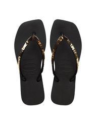 Black sequin best sale flip flops