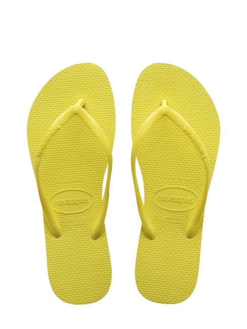 HAVAIANAS flip flops SLIM yellow pixels - Women’s shoes