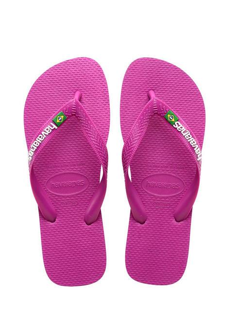 HAVAIANAS BRASIL LOGO Men's flip flops rose gum - Unisex shoes