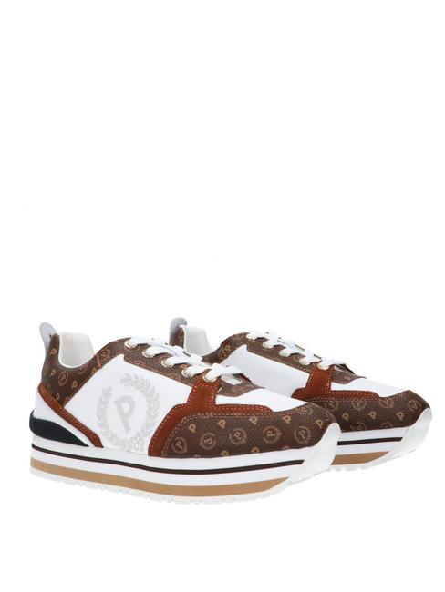 POLLINI HERITAGE FOREVER Platform sneakers brown/brown/white - Women’s shoes