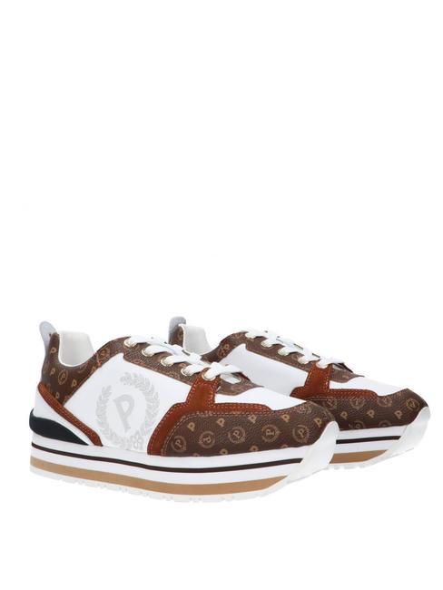 POLLINI HERITAGE FOREVER Platform sneakers brown/brown/white - Women&rsquo;s shoes