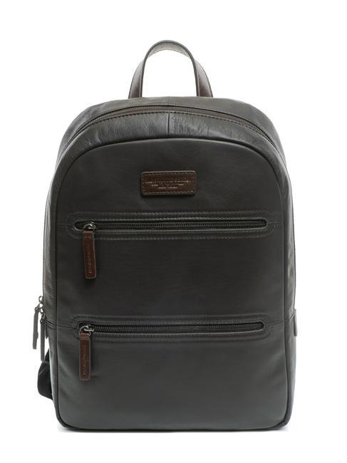 SPALDING TECH Large leather backpack testamoro - Laptop backpacks