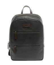 SPALDING TECH Large leather backpack testamoro - Laptop backpacks - 1
