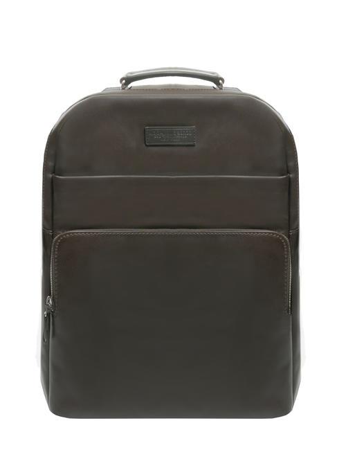 SPALDING ICONIC NEW YORK 15'' leather laptop backpack testamoro - Laptop backpacks