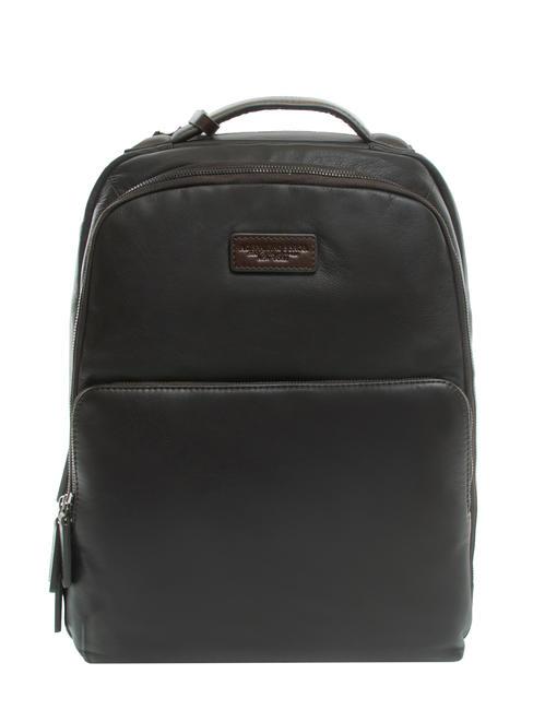 SPALDING TECH LEATHER 15.6" laptop backpack, in leather testamoro - Laptop backpacks