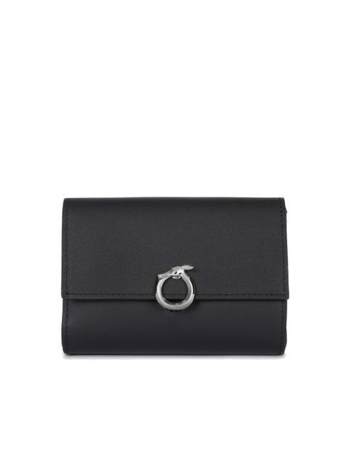 TRUSSARDI OBELIA Leather wallet BLACK - Women’s Wallets