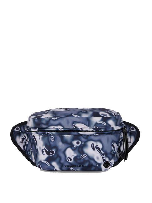 TRUSSARDI EVIN Nylon pouch fan.heatmap blue - Hip pouches