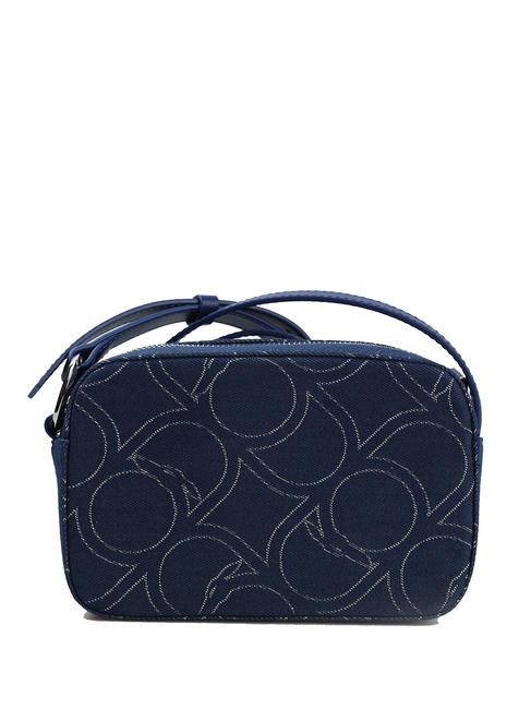TRUSSARDI GIMMEL Mini shoulder bag infant. monogram outline blue - Women’s Bags