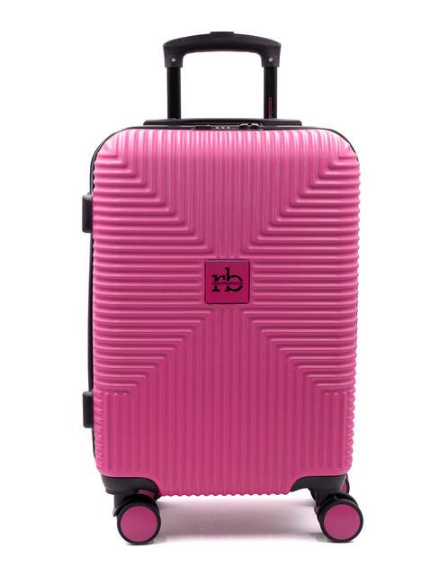 ROCCOBAROCCO ADVENTURE Medium size trolley fuchsia - Rigid Trolley Cases