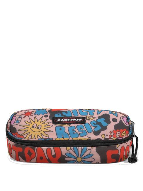 EASTPAK OVAL SINGLE Pencil case doodle light - Cases and Accessories