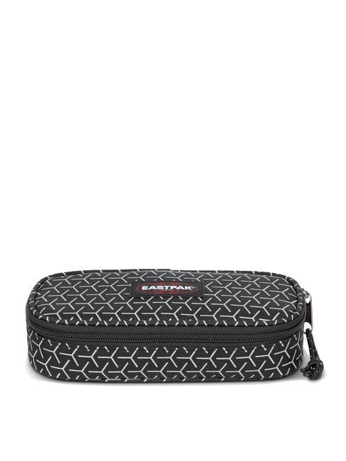 EASTPAK OVAL SINGLE Pencil case reflexes meta black - Cases and Accessories