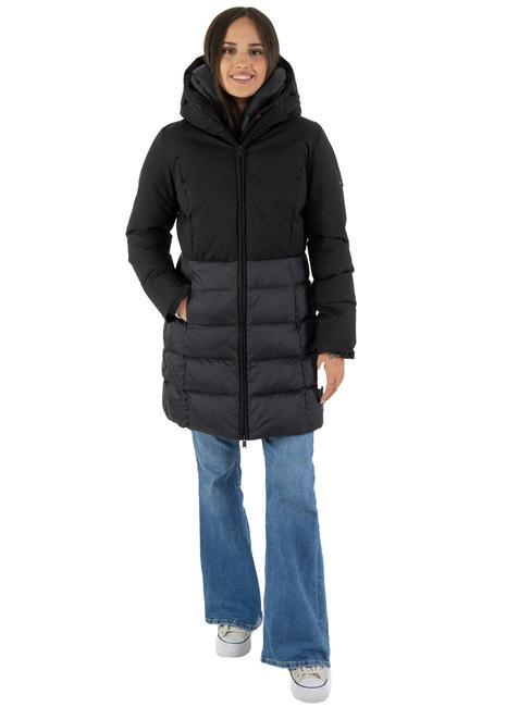 DEKKER CIRRUS LT Down jacket with hood black/black - Women's down jackets