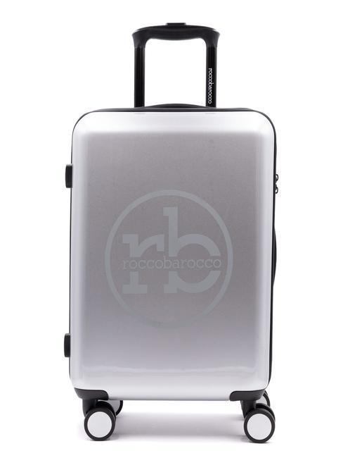 ROCCOBAROCCO ESSENTIALS Hand luggage trolley silver - Hand luggage