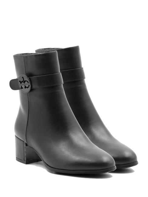 ROCCOBAROCCO RB LOGO ROUND Heeled ankle boots black - Women’s shoes