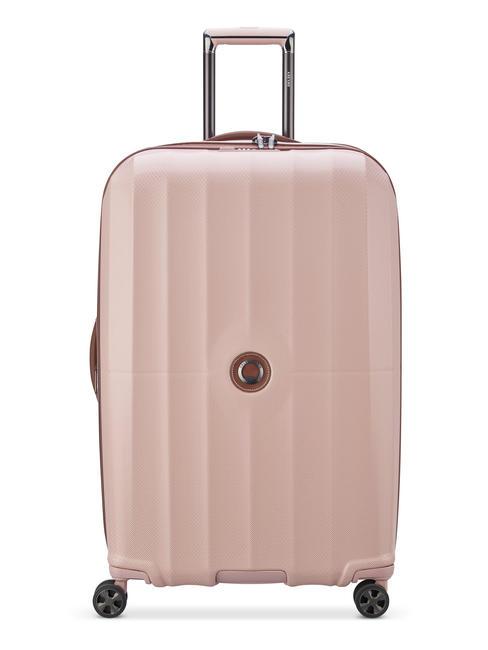 DELSEY ST TROPEZ Large, Expandable Trolley rose - Rigid Trolley Cases