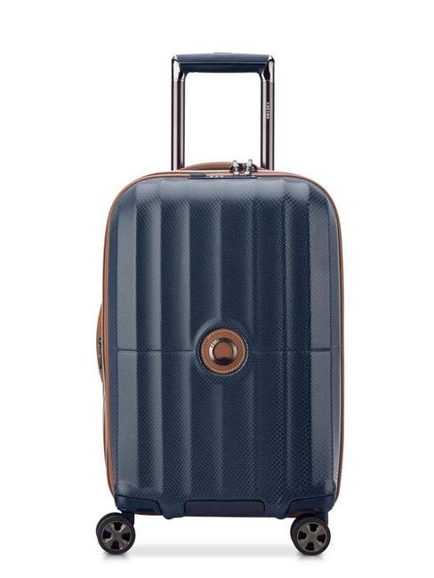 DELSEY ST TROPEZ Expandable hand luggage trolley blue - Hand luggage