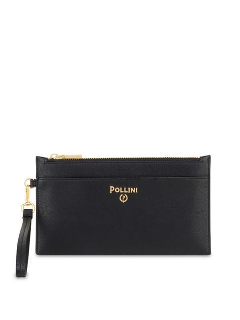 POLLINI GRAINED Clutch bag with cuff Black - Women’s Bags