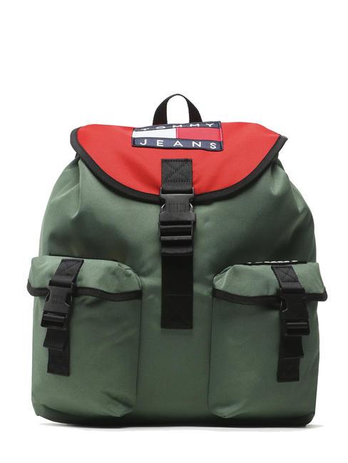 TOMMY HILFIGER HERITAGE Fabric backpack urban green - Laptop backpacks