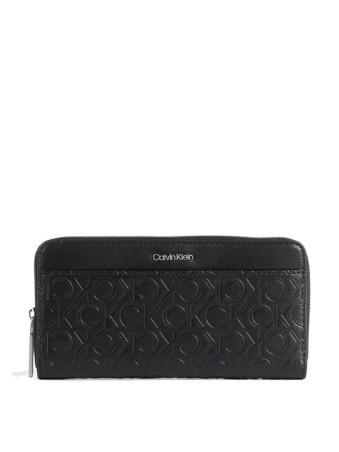 CALVIN KLEIN MUST RFID zip around wallet ckblack - Women’s Wallets