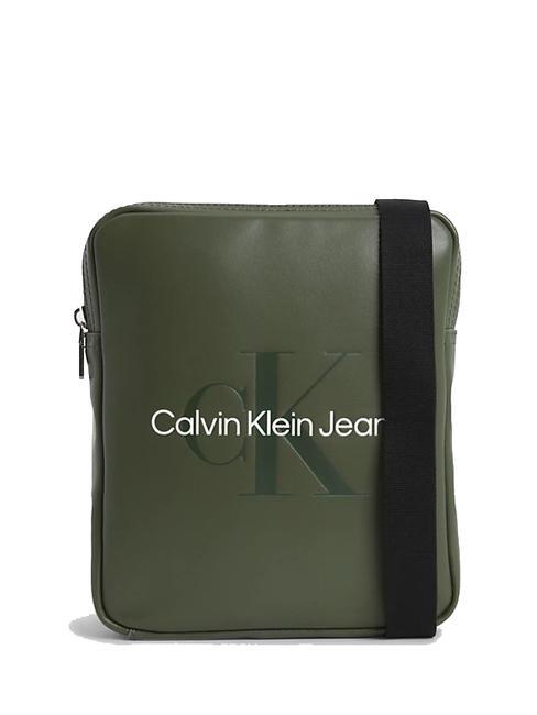 CALVIN KLEIN MONOGRAM SOFT purse thyme - Hip pouches