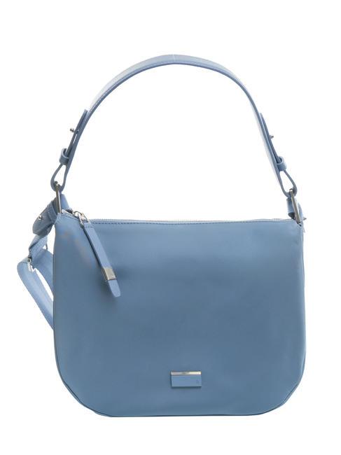 SAMSONITE BE-HER Saddle bag with shoulder strap blue denim - Women’s Bags