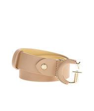 GUESS G BUCKLE Shortenable leather belt ivory - Belts - 1