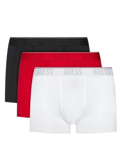 GUESS JOE Set of 3 boxers white/red/black - Men's briefs