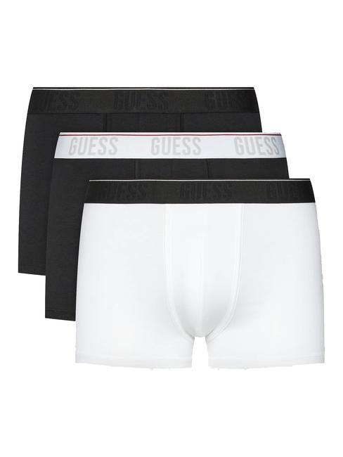 GUESS JOE Set of 3 boxers black elastic multic - Men's briefs