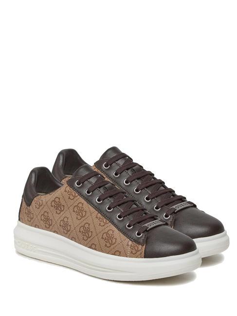 GUESS VIBO Sneakers Beige / Brown - Men’s shoes