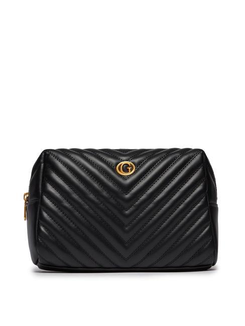 GUESS QUILTED Beauty case BLACK - Beauty Case