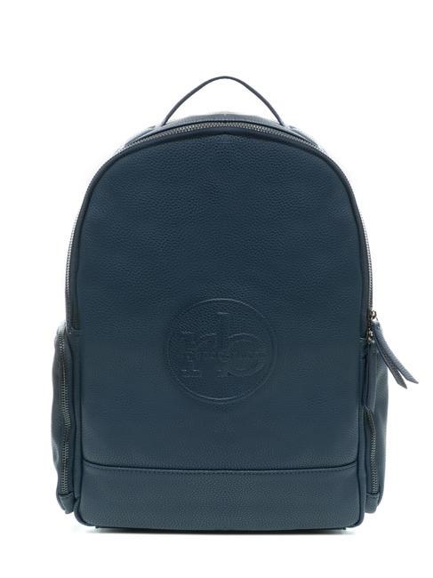 ROCCOBAROCCO ICARO Backpack with front logo blue - Backpacks