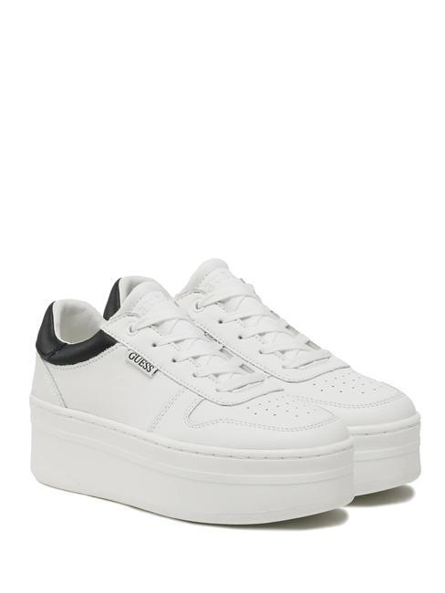 GUESS LIFET High sneakers WHITE / BLACK - Women’s shoes