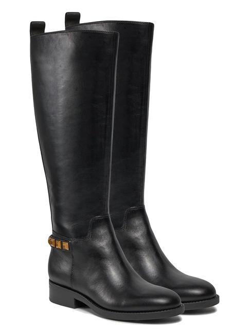 GUESS BOSSY  Leather boots black1 - Women’s shoes