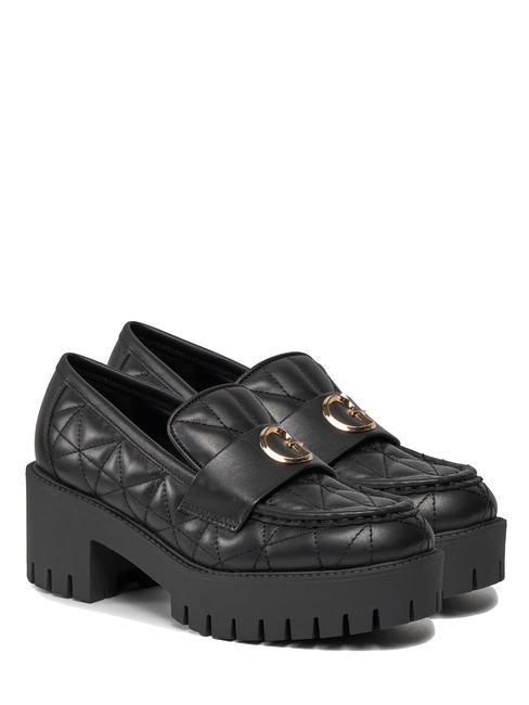 GUESS WANY Leather moccasins black1 - Women’s shoes